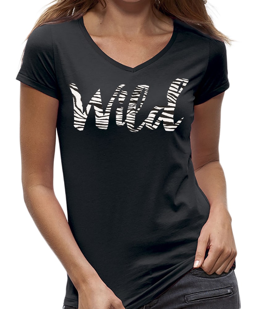 Dusver wees stil solo Wild zebra print t-shirt dames | NewYorkFinest fun shirts