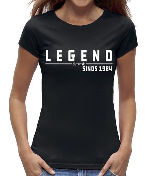 40 jaar t-shirt vrouw legend verjaardag