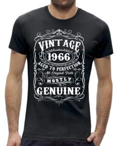 Perfection 60 jaar verjaardag t-shirt man 1966