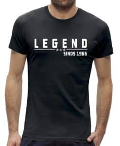 60 jaar t-shirt man legend verjaardag 1966