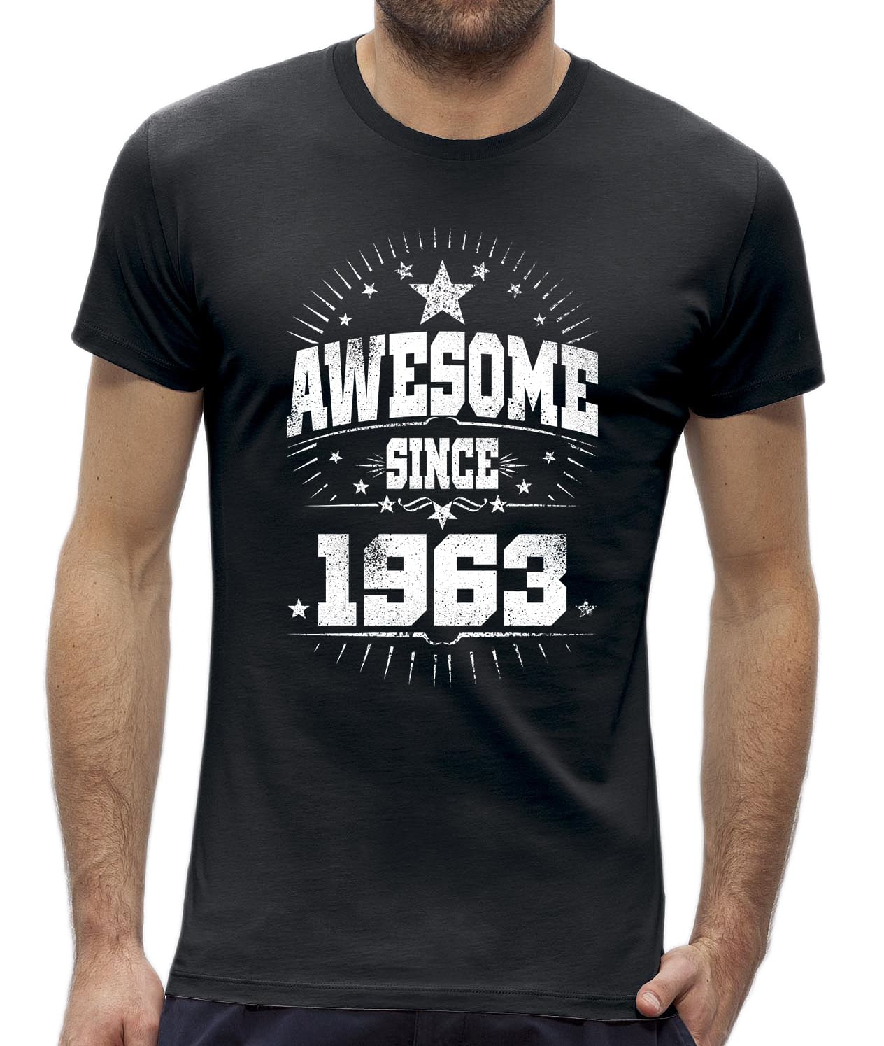 Super Awesome stars 60 jaar t-shirt verjaardag man - NewYorkFinest IK-95