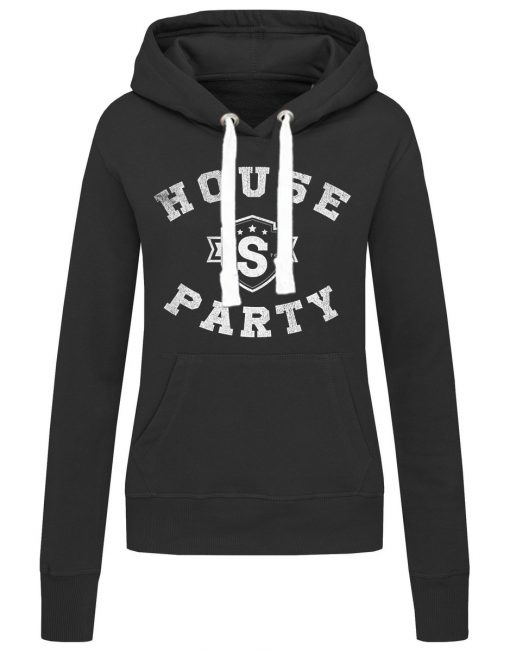 House party hoodie zwart