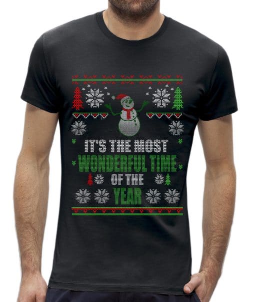 Foute kersttrui - T-shirt man
