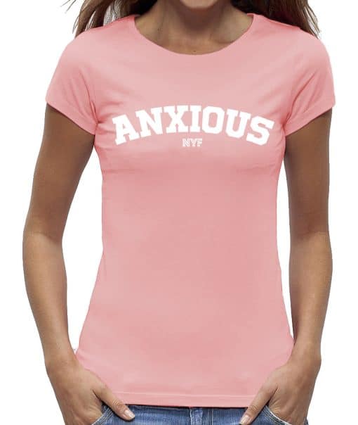 Dames shirt katoen Anxious Rose clay