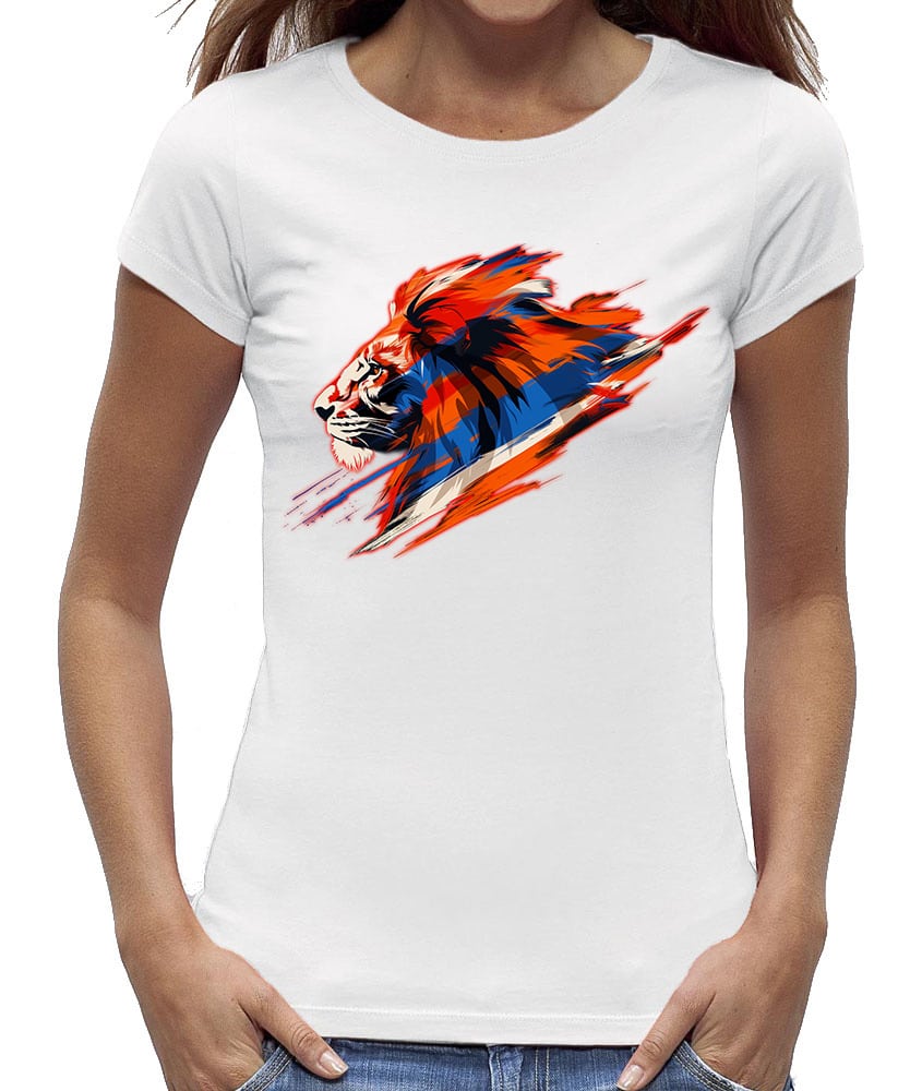 Oranje t shirt dames hotsell