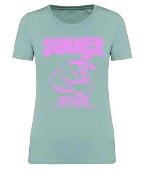 Summer of love seagreen t-shirt